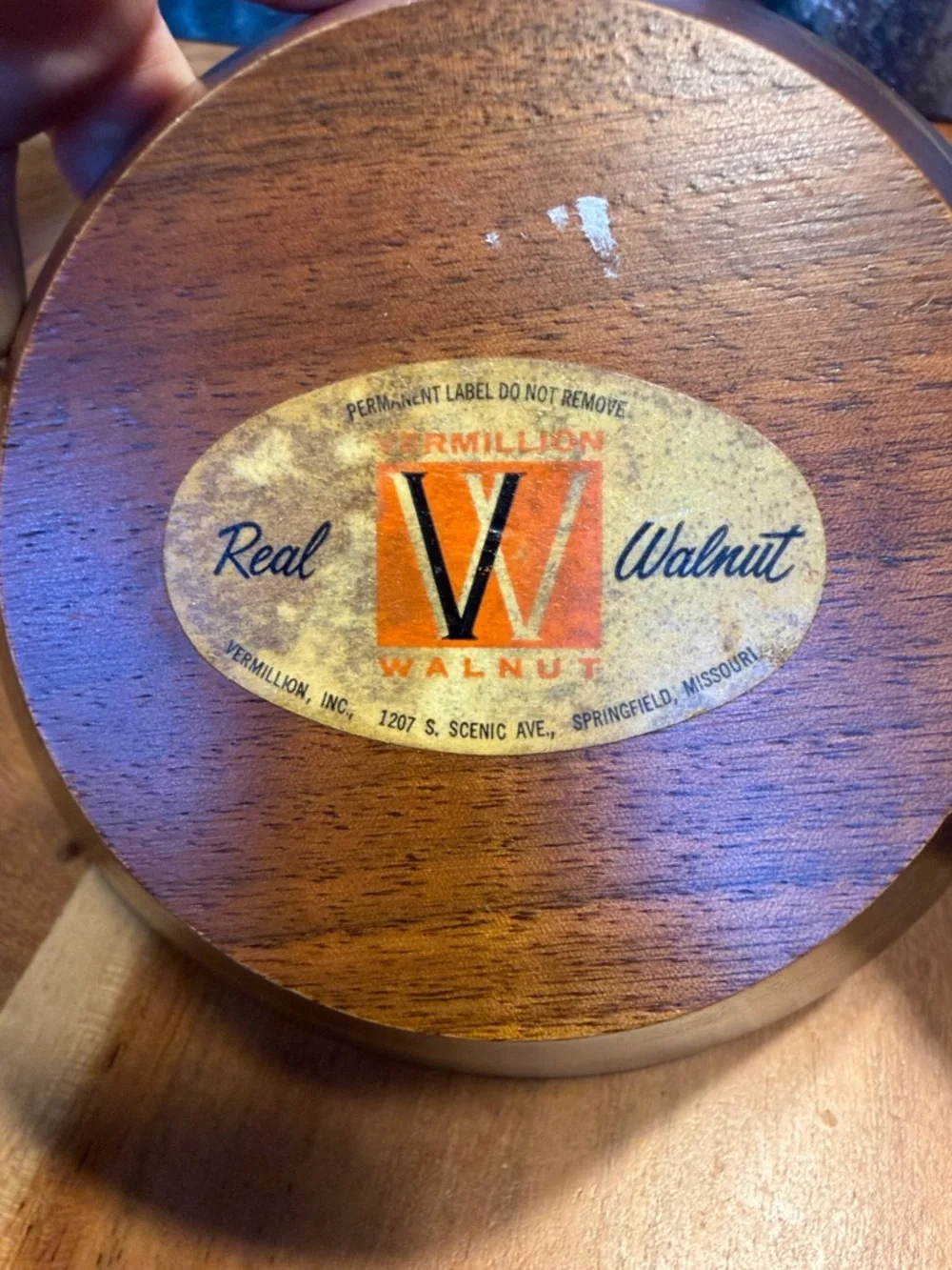 Vermillion Walnut beautiful vintage